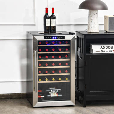 Freestanding wine fridge cabinet hot sale